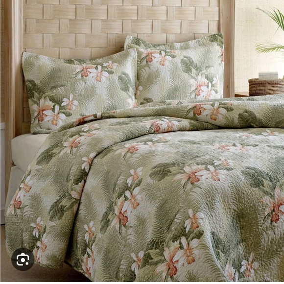 Tommy Bahama Bedding New Tommy Bahama 3 Piece Tropical Orchid